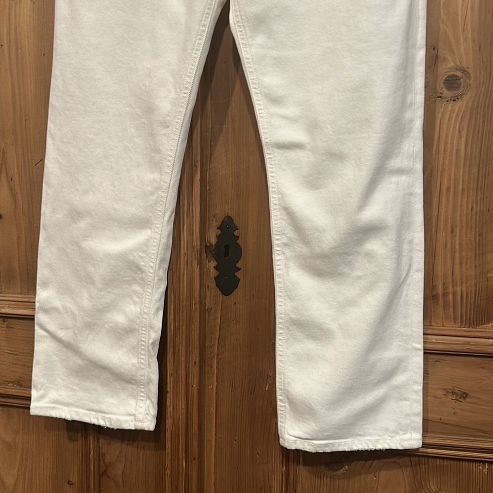 Agolde Riley High Rise Straight Crop Jeans - Picture 4 of 7